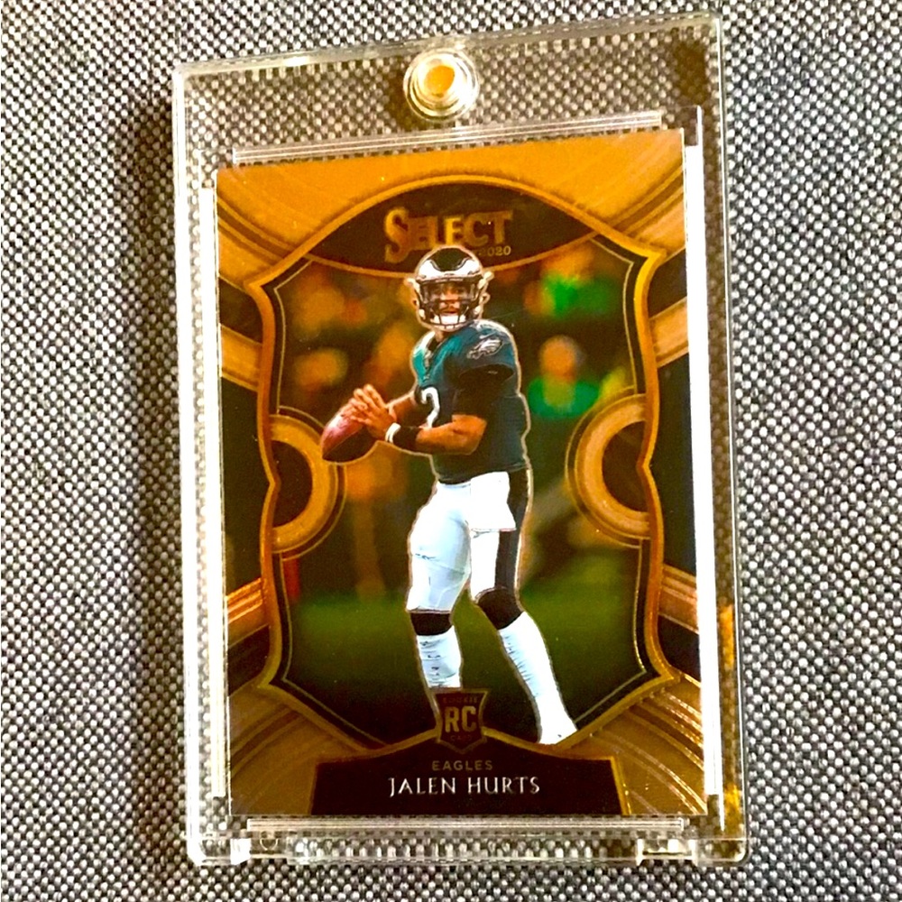 Jalen Hurts 2021 Panini Select 2021 Jalen Hurts Rookie Card Concourse ( … - Picture 1 of 2